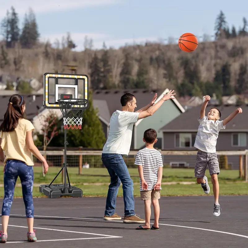 🎉2026 HOT SALE 50% OFF🎉15K+ SOLD!🔥Children's adjustable height indoor and outdoor basketball hoop🏀