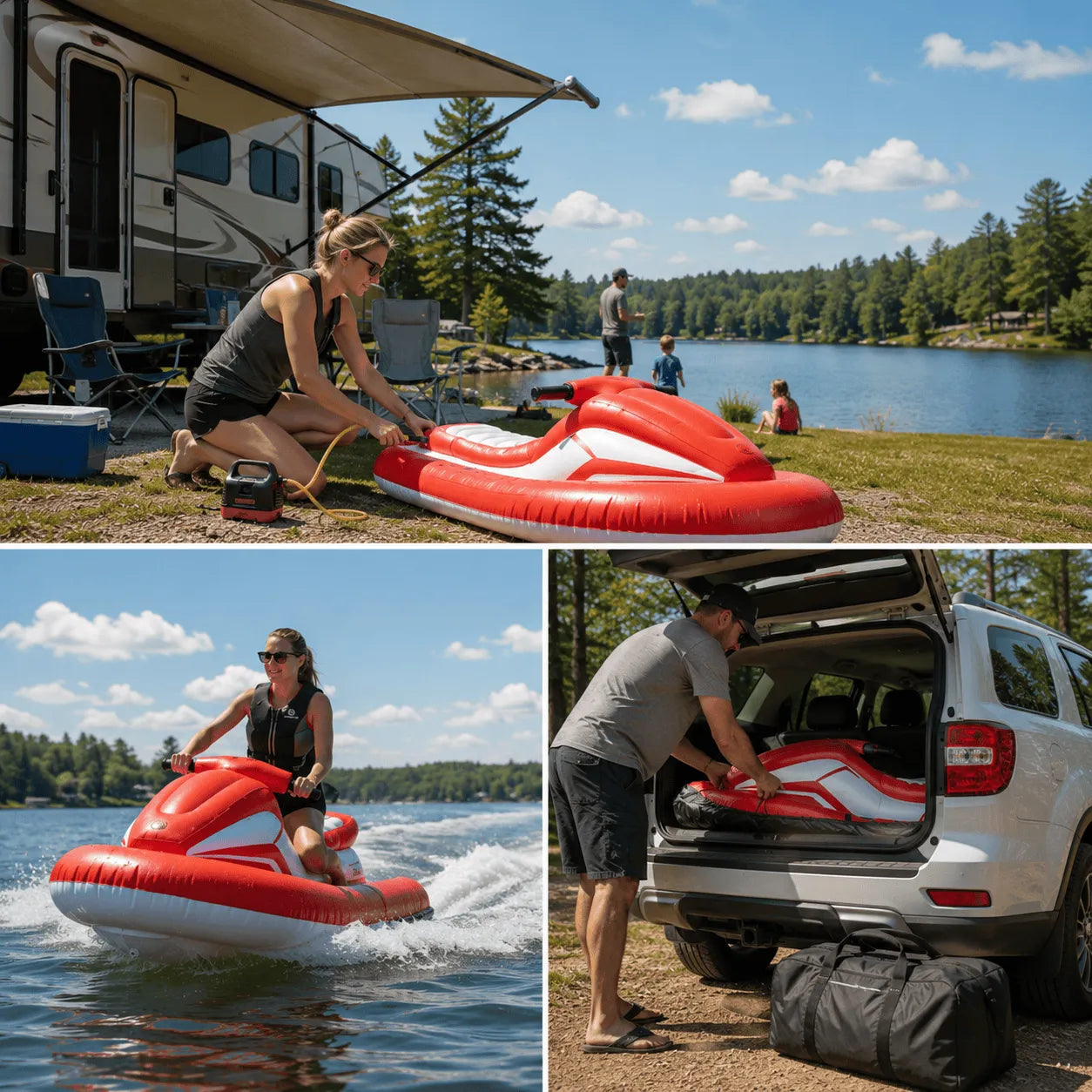 🎉2026 HOT SALE🎉🚤Electric Inflatable Water Motorbike
