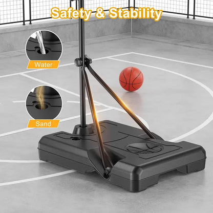 🎉2026 HOT SALE 50% OFF🎉15K+ SOLD!🔥Children's adjustable height indoor and outdoor basketball hoop🏀